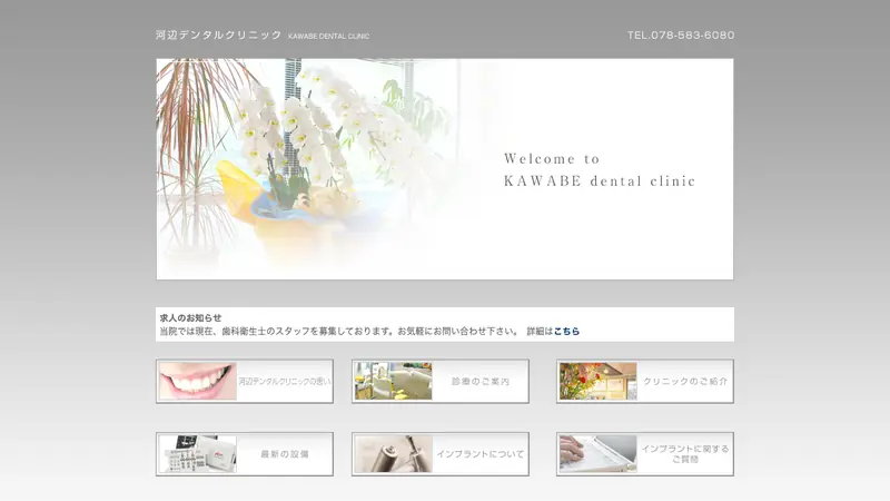 河辺デンタルクリニックの公式サイト